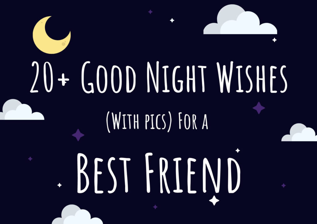 Good Night Wishes for Best Friend